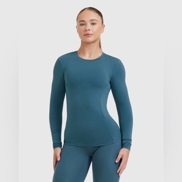 Oner Active Tops - Oner Active Lake Blue Mellow Soft Long Sleeve Top